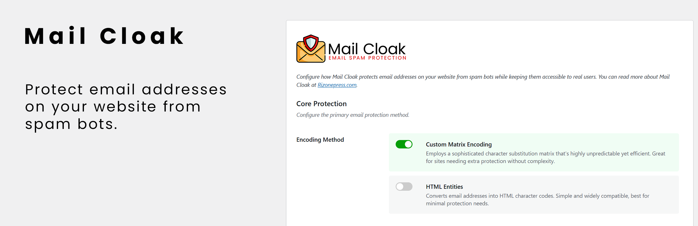 Mail Cloak Preview Wordpress Plugin - Rating, Reviews, Demo & Download