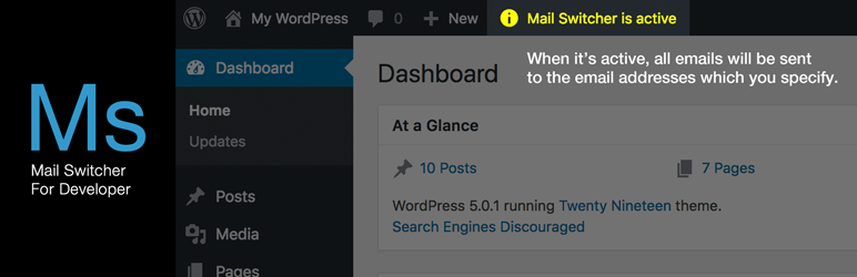 Mail Switcher For Developer Preview Wordpress Plugin - Rating, Reviews, Demo & Download