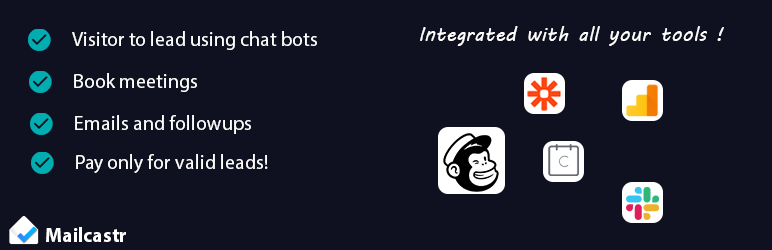 Mailcastr Bot Preview Wordpress Plugin - Rating, Reviews, Demo & Download