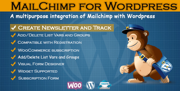 Mailchimp All In One Plugin for Wordpress Preview - Rating, Reviews, Demo & Download