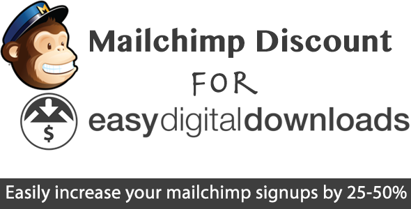 Mailchimp Discount For Easy Digital Downloads Preview Wordpress Plugin - Rating, Reviews, Demo & Download