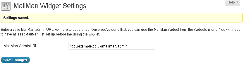 MailMan Widget Preview Wordpress Plugin - Rating, Reviews, Demo & Download