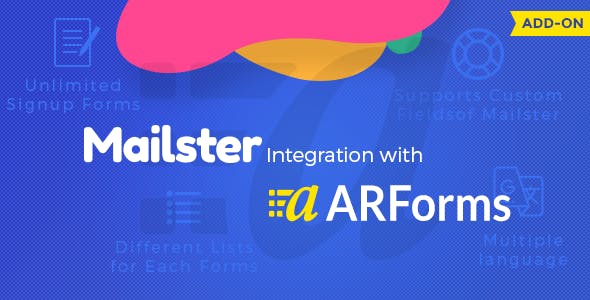 Mailster Integration With Arforms Preview Wordpress Plugin - Rating, Reviews, Demo & Download