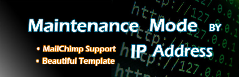 Maintenance Mode By IP Address Preview Wordpress Plugin - Rating, Reviews, Demo & Download