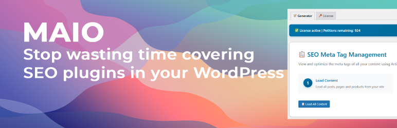 MAIO AI Meta Tag Generator Preview Wordpress Plugin - Rating, Reviews, Demo & Download
