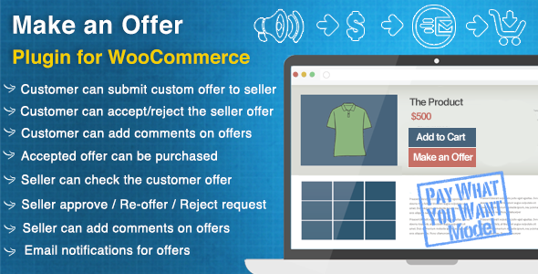 Make An Offer For WooCommerce Preview Wordpress Plugin - Rating, Reviews, Demo & Download