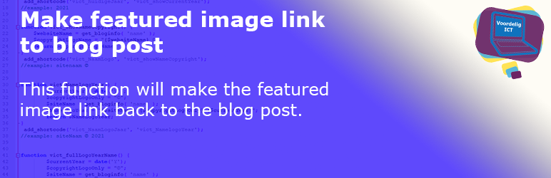 Make Featured Image Link To Blog Post Preview Wordpress Plugin - Rating, Reviews, Demo & Download