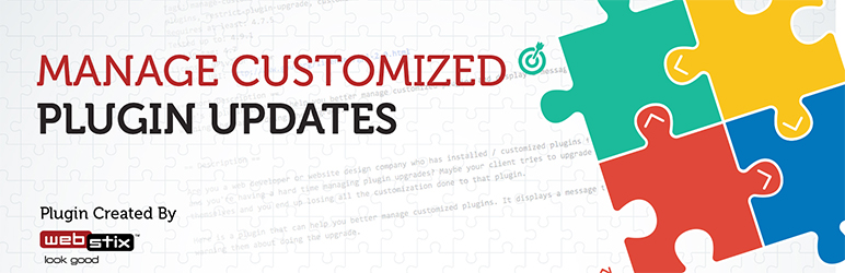 Manage Customized Plugin Updates Preview - Rating, Reviews, Demo & Download