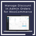 Manage Discount In Admin Orders For WooCommerce