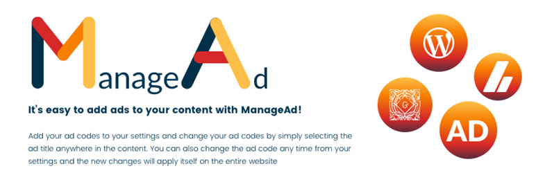 ManageAd Preview Wordpress Plugin - Rating, Reviews, Demo & Download
