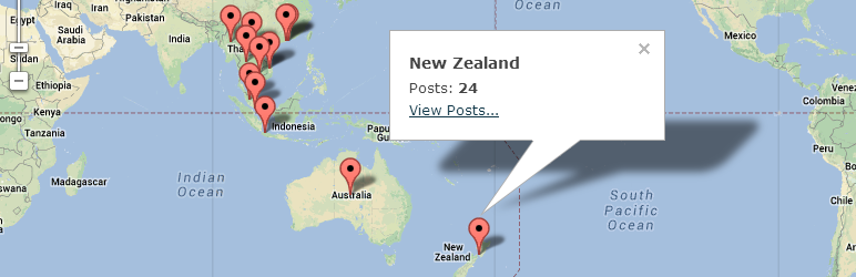 Map My Posts Preview Wordpress Plugin - Rating, Reviews, Demo & Download