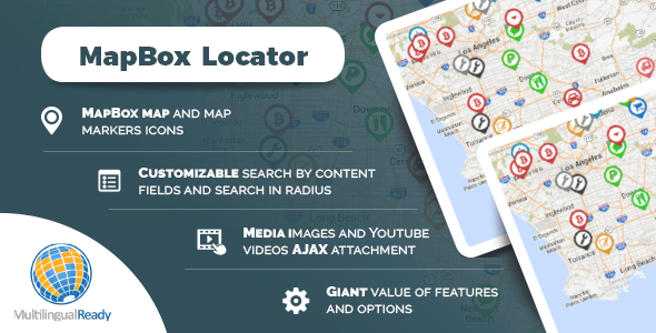 MapBox Locator Plugin For WordPress Preview - Rating, Reviews, Demo & Download