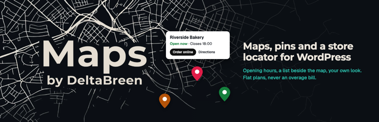 Maps By DeltaBreen Preview Wordpress Plugin - Rating, Reviews, Demo & Download