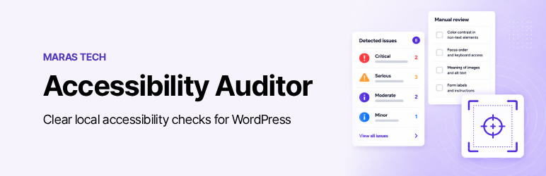 Maras Tech Accessibility Auditor Preview Wordpress Plugin - Rating, Reviews, Demo & Download