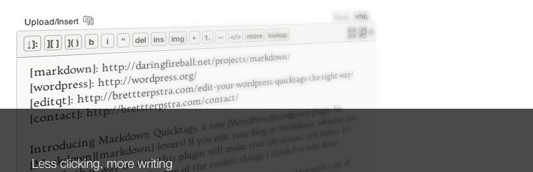 Markdown QuickTags Preview Wordpress Plugin - Rating, Reviews, Demo & Download