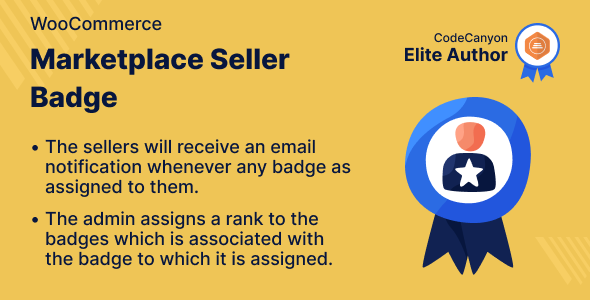 Marketplace Multi Merchant Badge Plugin For WooCommerce Preview - Rating, Reviews, Demo & Download
