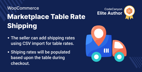 Marketplace Table Rate Shipping Plugin For WooCommerce Preview - Rating, Reviews, Demo & Download