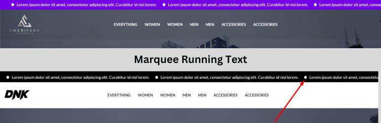 Marquee Running Text Preview Wordpress Plugin - Rating, Reviews, Demo & Download