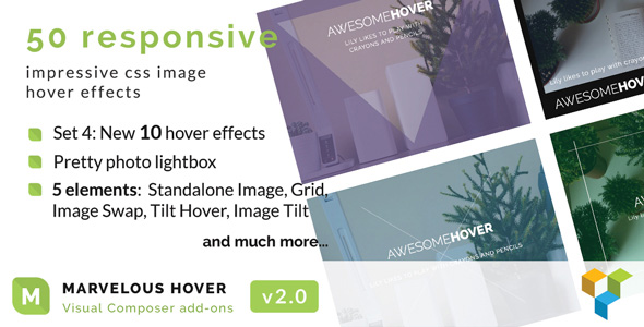 Marvelous Hover Effects | WPBakery Page Builder Add-ons Preview Wordpress Plugin - Rating, Reviews, Demo & Download