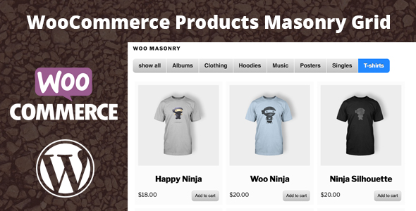 Masonry Products Grid For WooCommerce – Visual Composer Compatible Preview Wordpress Plugin - Rating, Reviews, Demo & Download