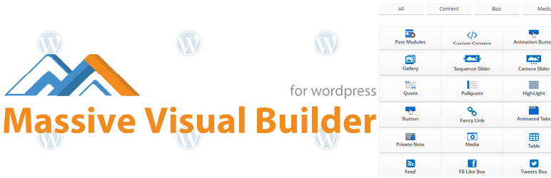 Massive Visual Page Builder Preview Wordpress Plugin - Rating, Reviews, Demo & Download