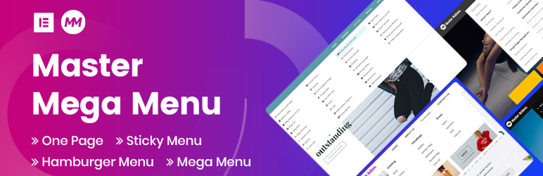 Master Mega Menu Preview Wordpress Plugin - Rating, Reviews, Demo & Download