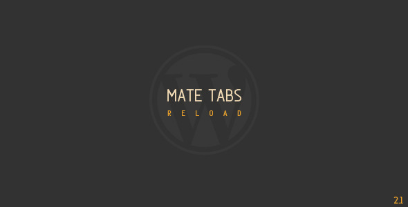 Mate Tabs | Wordpress Plugin Preview - Rating, Reviews, Demo & Download