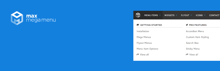 Max Mega Menu Preview Wordpress Plugin - Rating, Reviews, Demo & Download