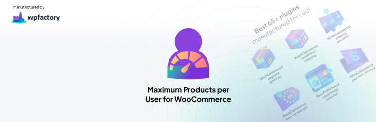Maximum Products Per User For WooCommerce Preview Wordpress Plugin - Rating, Reviews, Demo & Download