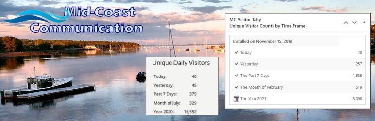 MC Visitor Tally Preview Wordpress Plugin - Rating, Reviews, Demo & Download