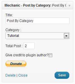 Mechanic Post By Category Preview Wordpress Plugin - Rating, Reviews, Demo & Download
