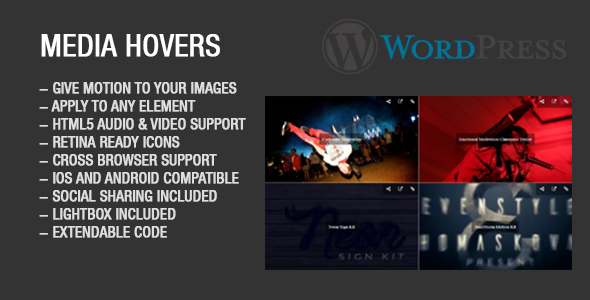 Media Hovers Wordpress Plugin Preview - Rating, Reviews, Demo & Download