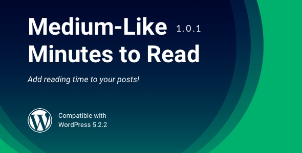 Medium Like Minutes To Read | WordPress Read Time Plugin Preview - Rating, Reviews, Demo & Download