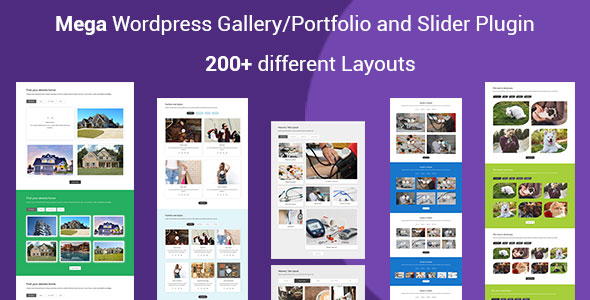 Mega Portfolio – Filterable Portfolio Gallery Responsive WordPress Plugin Preview - Rating, Reviews, Demo & Download