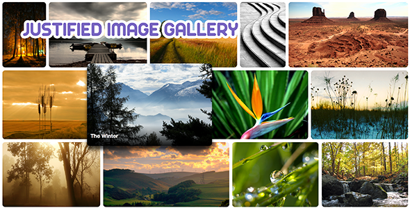 MegaBounce – WordPress Justified Images Gallery Preview - Rating, Reviews, Demo & Download