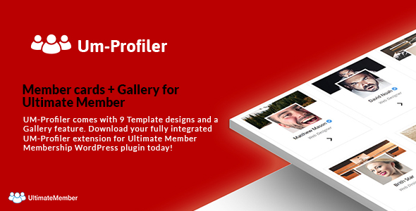 Member Cards + Gallery Extention – Ultimate Member Community Plugin Preview - Rating, Reviews, Demo & Download