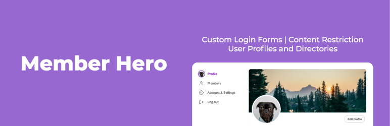 Member Hero Preview Wordpress Plugin - Rating, Reviews, Demo & Download