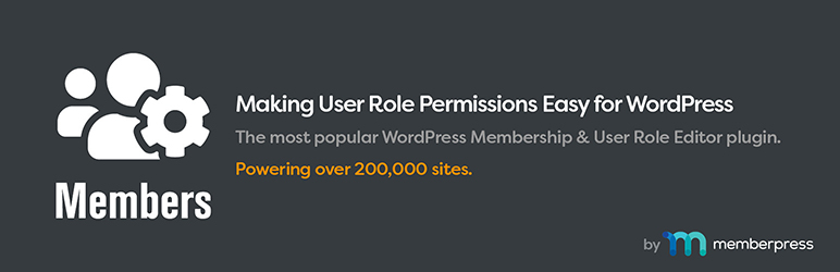 Members – Membership & User Role Editor Plugin Preview - Rating, Reviews, Demo & Download