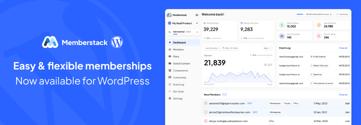 Memberstack Preview Wordpress Plugin - Rating, Reviews, Demo & Download