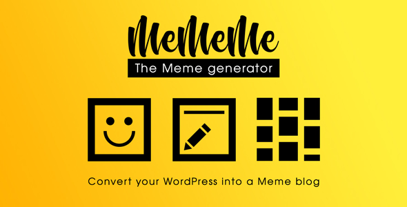 MeMeMe – The Meme Generator | WP Plugin Preview - Rating, Reviews, Demo & Download