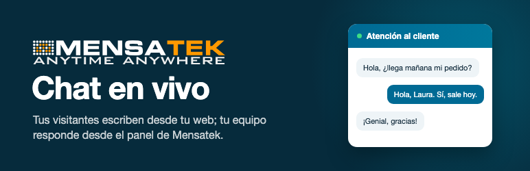Mensatek Chat En Vivo Preview Wordpress Plugin - Rating, Reviews, Demo & Download
