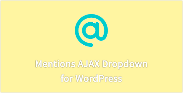 Mentions AJAX Drop-down Preview Wordpress Plugin - Rating, Reviews, Demo & Download