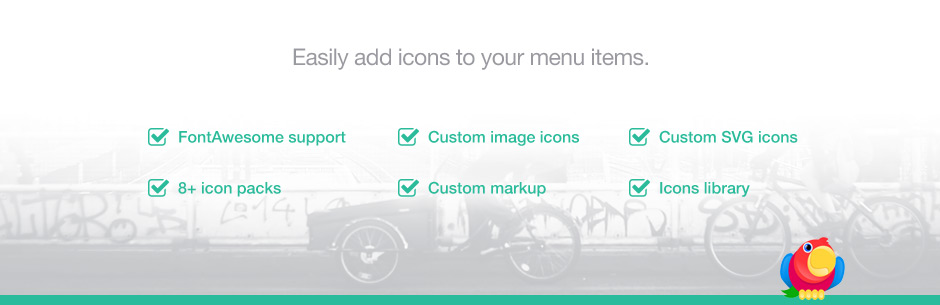 Menu Icons By ThemeIsle Preview Wordpress Plugin - Rating, Reviews, Demo & Download