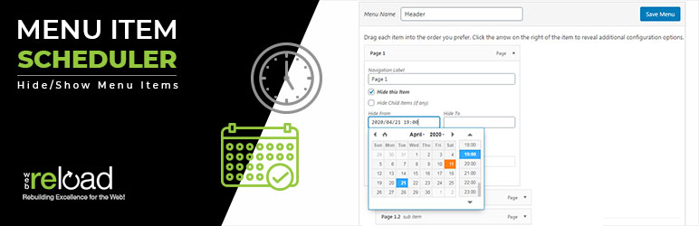 Menu Item Scheduler Preview Wordpress Plugin - Rating, Reviews, Demo & Download