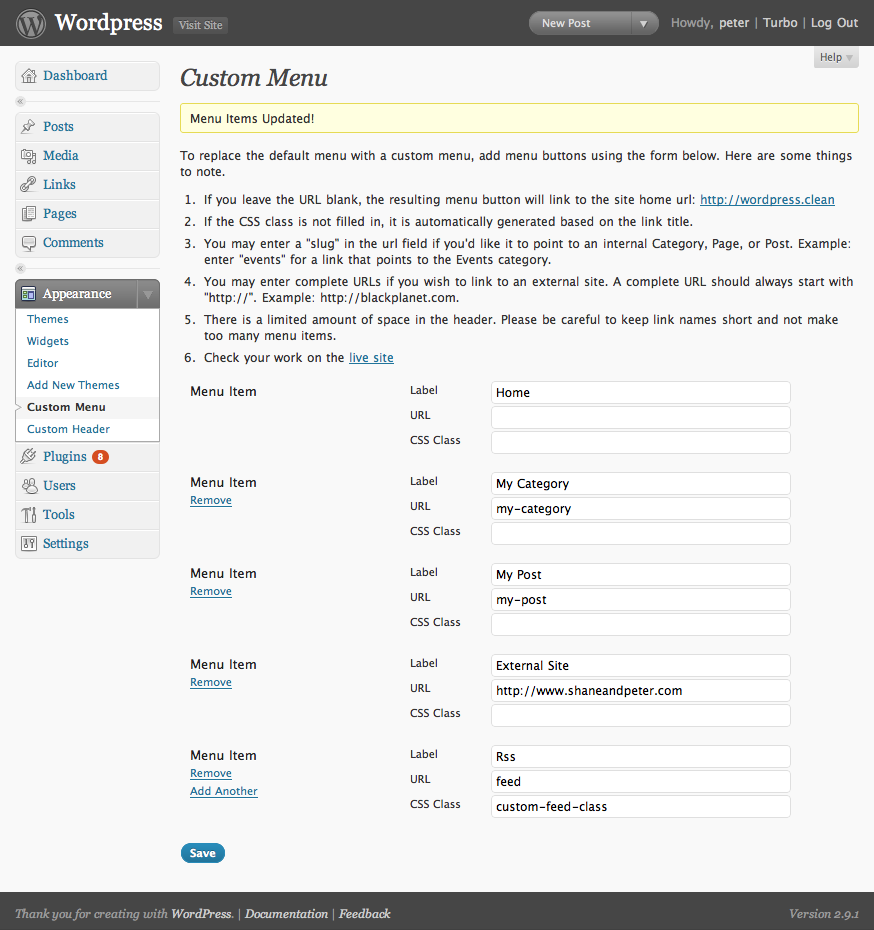 Menu Preview Wordpress Plugin - Rating, Reviews, Demo & Download