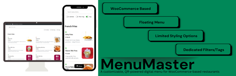 MenuMaster Restaurant Menu Preview Wordpress Plugin - Rating, Reviews, Demo & Download