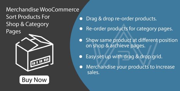 Merchandise WooCommerce – Sort Products For Shop & Category Pages Preview Wordpress Plugin - Rating, Reviews, Demo & Download