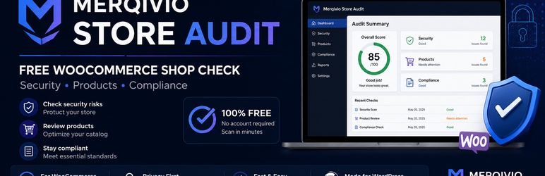 Merqivio Store Audit Preview Wordpress Plugin - Rating, Reviews, Demo & Download