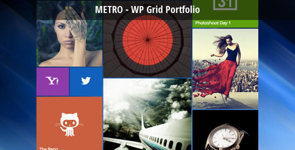 Metro – WordPress Grid Portfolio Preview - Rating, Reviews, Demo & Download