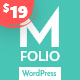 MFolio | WordPress Portfolio Plugin For Elementor